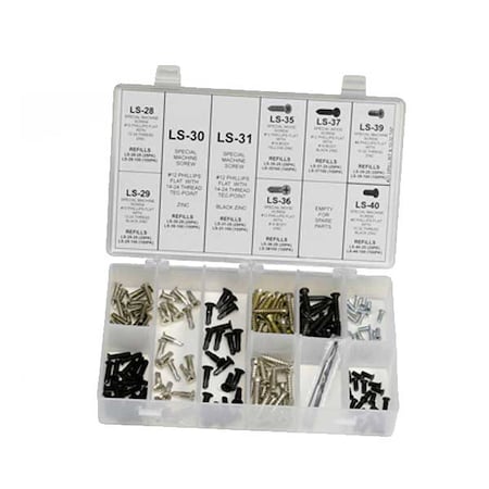 Major Major: LSA-3 - Locksmith Screw Assortment Kit No 3 - Oversize Repair Screws MJR-LSA-3